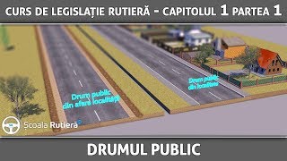 Curs de legislație rutieră  Capitolul 1 Partea 1 [upl. by Nennahs]