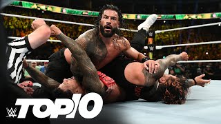 Craziest kickouts of 2023 so far WWE Top 10 Sept 17 2023 [upl. by Liuqnoj]