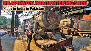 Made in India Locomotives in Pakistan  Dilapidated Loco shed of Mirpur Khas india locomotive [upl. by Pelligrini]