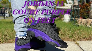 2022 “AIR JORDAN 13 quotCOURT PURPLEquot REVIEW amp ON FEET EARLY LOOK 🟣⚫️ [upl. by Donal]