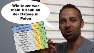 Polen  Preise an der Ostsee in Polen 2022  Wie teuer war mein Urlaub  Kolberg  Misdroy  Sommer [upl. by Riaj267]