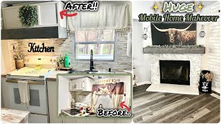 🌸HUGE MOBILE HOME MAKEOVER  Home Updates diyhomeprojects farmhousestyle [upl. by Bernhard560]