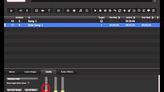 5 Qlab3 Fade and Stop an Audio Cue [upl. by Merola]