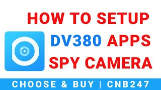 How to setup DV380 App in your mobile phone  Connect with WiFi  CNB247 [upl. by Adehsor487]