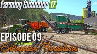 LE BROYEUR EST EN PLACE  La Nouvelle Entreprise Forestière  Farming Simulator 17 [upl. by Gibrian13]