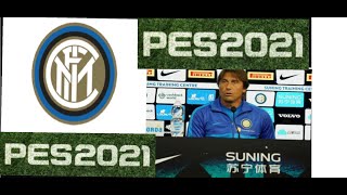 PES 2021CARRIERA ALLENATORE INTER INIZIA LA NUOVA SERIE CAMPIONATO MASTER 1 [upl. by Eirased310]