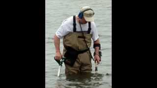 Tesoro Sand Shark Pulse Induction metal detector depth test [upl. by Aselehc599]