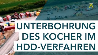 SuedLink bewegt 944 Meter Bohrung in BadenWürttemberg [upl. by Sivel]