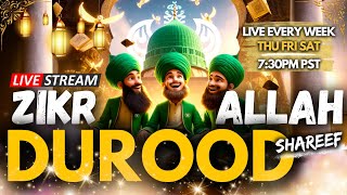 🔴 DUROOD SHAREEF  ZIKR ALLAH  LIVE With Shaykh Nurjan Mirahmadi Sufi Meditation Center [upl. by Countess]