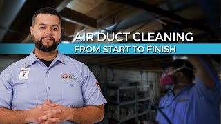 Our Duct Cleaning Process from Start to Finish [upl. by Shornick925]