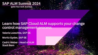 Learn how SAP Cloud ALM supports your change control management process [upl. by Damalis]