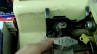 cutting a key on ilco key machine [upl. by Lytton]