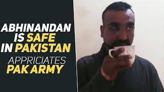 EXCLUSIVE VIDEO  IAF Wing Commander Abhinandan Varthaman Is Safe In Pakistan Custody [upl. by Silloh691]