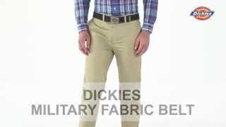 Dickies Military Fabric Belt [upl. by Garcon]