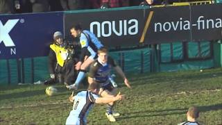 Bath Rugby 3024 Newcastle Falcons  Aviva Premiership Rugby Highlights Round 14  110212 [upl. by Ennis]