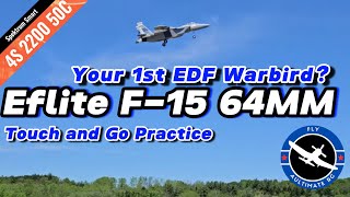 Your 1st Military EDF Eflite F15 Eagle 64MM [upl. by Bohner541]