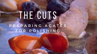 Cutting Chalcedony On A Tile Saw • From Nodules To Agates [upl. by Cohla]