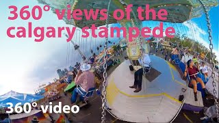 Calgary Attractions 360° of the Calgary Stampede [upl. by Mame]