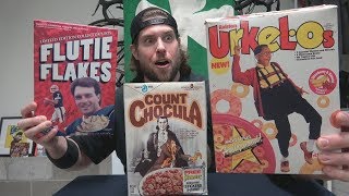 Rare Discontinued 80s amp 90s Cereal Taste Test Reliving My Childhood  LA BEAST [upl. by Dranik]