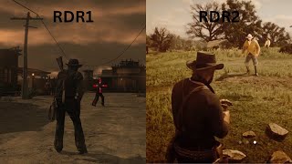 Dueling in RDR1 vs RDR2 [upl. by Yelram128]