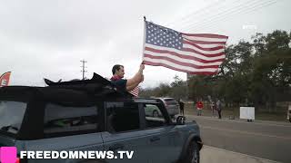 quotTake Our Borders Backquot Convoy departs Dripping Springs towards Eagle Pass on US Mexican Border [upl. by Niwri]