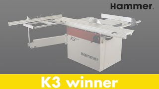 Hammer® K3 winner  Panel saw  Setup demonstration  Felder Group Part 1 [upl. by Slin]