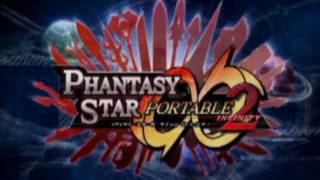 Phantasy Star Portable 2 Infinity PlayStation Portable  PSP Title Screen [upl. by Butte]