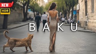 🇦🇿 BAKU Azerbaijan 4K HDR Walking Tours [upl. by Danni257]