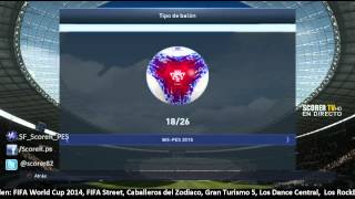 PES 2015 Full Game  Balones  Pelotas  Balls [upl. by Kata]