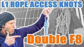 The Most Used Rope Access Knot  The Double Figure Of Eight Knot  Rope Access Knots [upl. by Corene]