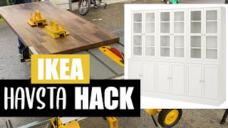 IKEA HAVSTA HACK  HomeschoolGame Room makeover PART 1 [upl. by Goldfarb]