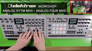 Workshop Elektron Analog RYTM MK2 y Analog Four MK2 [upl. by Hyozo]