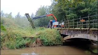 Stichting Kempens Landschap restaureert oud stuwmechanisme Trammeke Grote Nete  NNieuws [upl. by Sirej712]