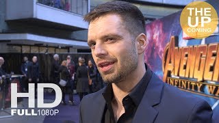 Sebastian Stan interview at Avengers Infinity War premiere in London [upl. by Mohkos]