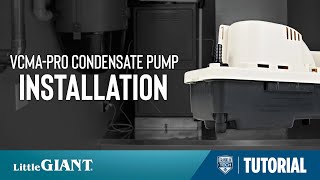 Little Giant VCMAPRO Condensate Pump Installation [upl. by Udenihc714]