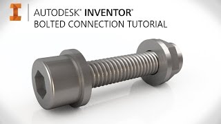 How To Bolted Connections Full Almost Training  Autodesk Inventor [upl. by Dnyletak550]