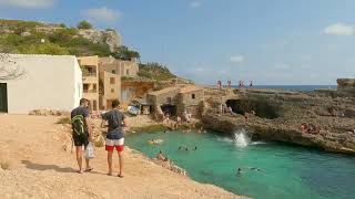 Beach walk Cala s’Almunia Mallorca Spain WORLD [upl. by Atter]