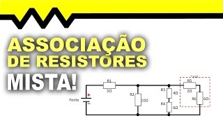 Associação mista de resistores Como calcular [upl. by Kennith]