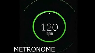 120 BPM Beats Per Minute Metronome Click Track HiQ [upl. by Atnoved]