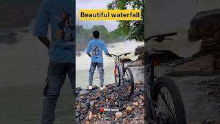 Waterfall wale location par aa gaye cycle le kar 😍 shots cycle imranmtb ytshorts [upl. by Aiouqes918]