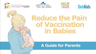 Reduce vaccination pain in babies  Part 1 How and why [upl. by Ecinereb]