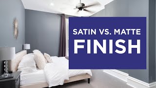 Types of Paint Finishes Matte Satin amp Gloss  Five Star Painting [upl. by Jocko]