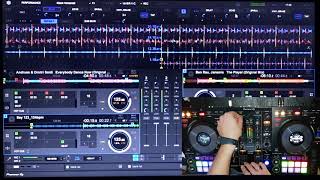 PIONEER DDJ 800 4 decks [upl. by Ayrb]