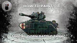 Contrast How to Paint Rogal Dorn Battle Tank [upl. by Amalbena]