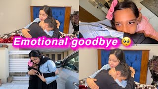 Emotional goodbye🥺  aisa surprise kbhi nhi diya  sitara yaseen vlog [upl. by Aubree772]