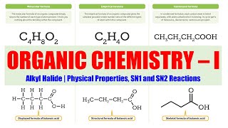 24 Alkyl Halide Physical Properties SN1 amp SN2 Reactions  SN1 amp SN2 Reaction  Organic Chemistry [upl. by Ecinev]