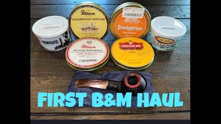 1st BampM Tobacco Haul Plus Savinelli 673KS Pipe Purchase [upl. by Kallista]