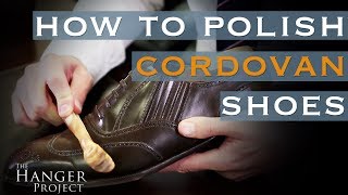 Shell Cordovan Shoe Shine Guide  How to Polish Cordovan Shoes [upl. by Ttesil364]