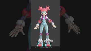 Transforming A Sketch Into 3d Blender  Stargirl Character Modeling [upl. by Ran]