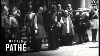 Queen And Duke Have Audience With Pope John 1961 [upl. by Zackariah837]